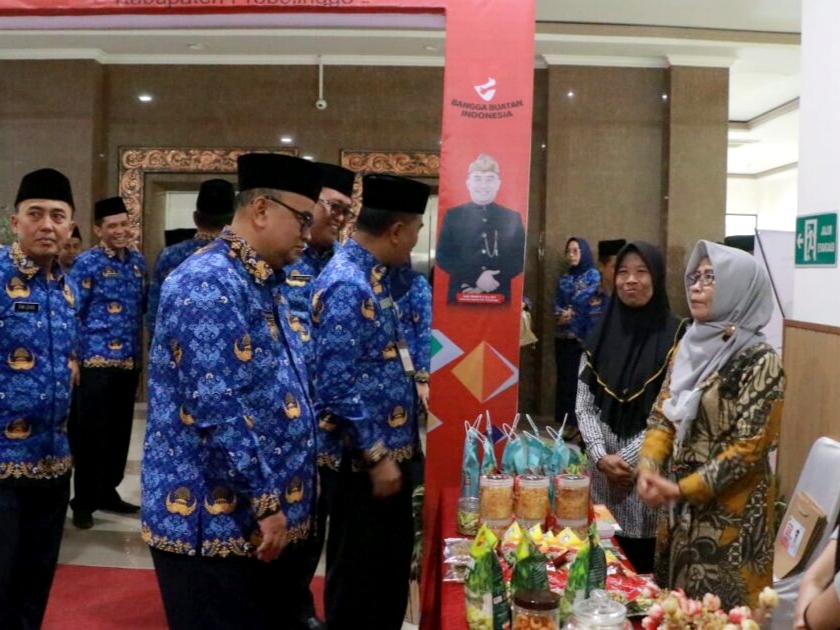 Pameran produk UMKM Kabupaten Probolinggo. Foto: Diskominfo Probolinggo.