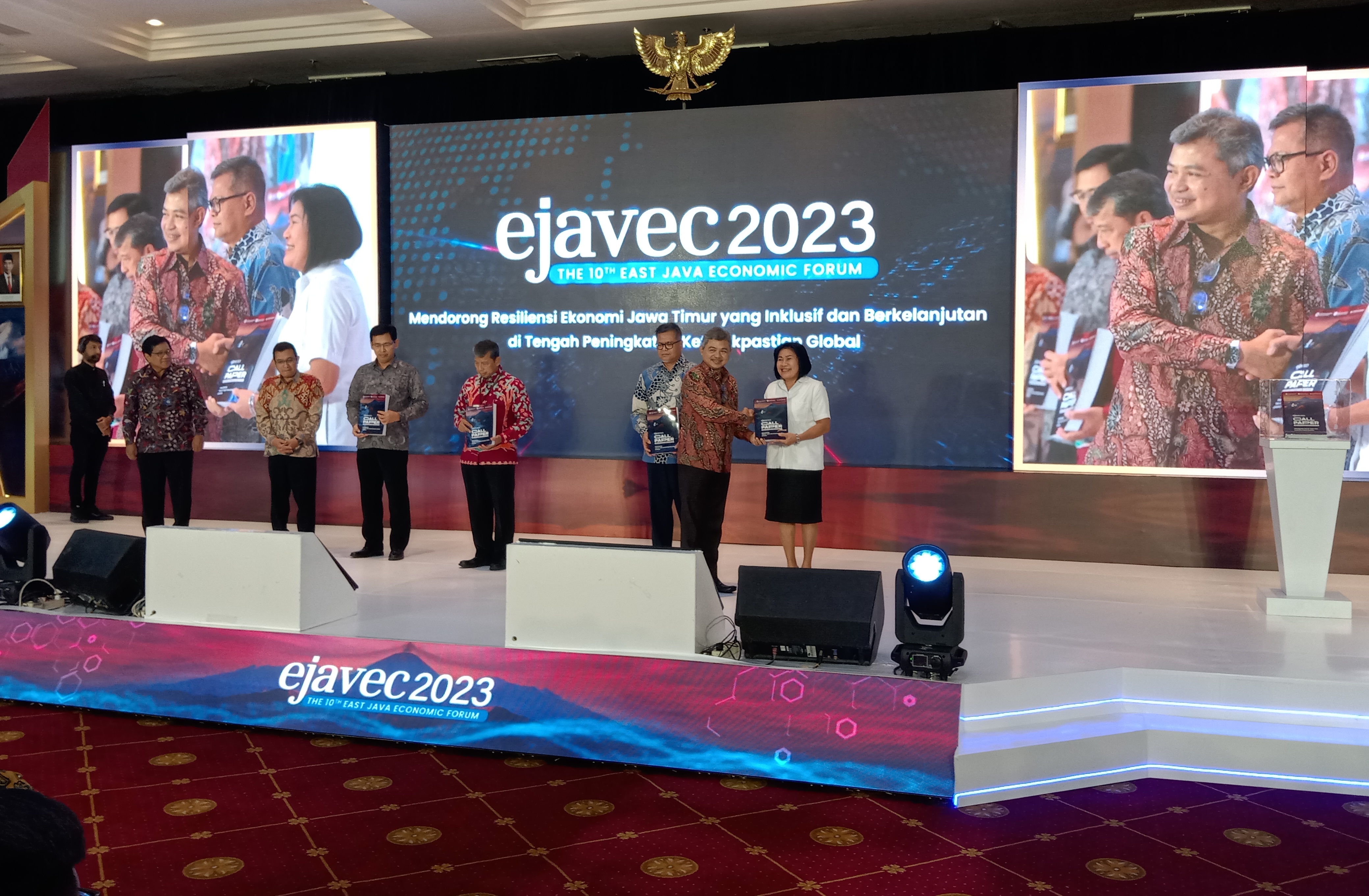 Acara Conference & Winner Announcement kegiatan EJAVEC 2023. Foto: Diskominfo Jatim.