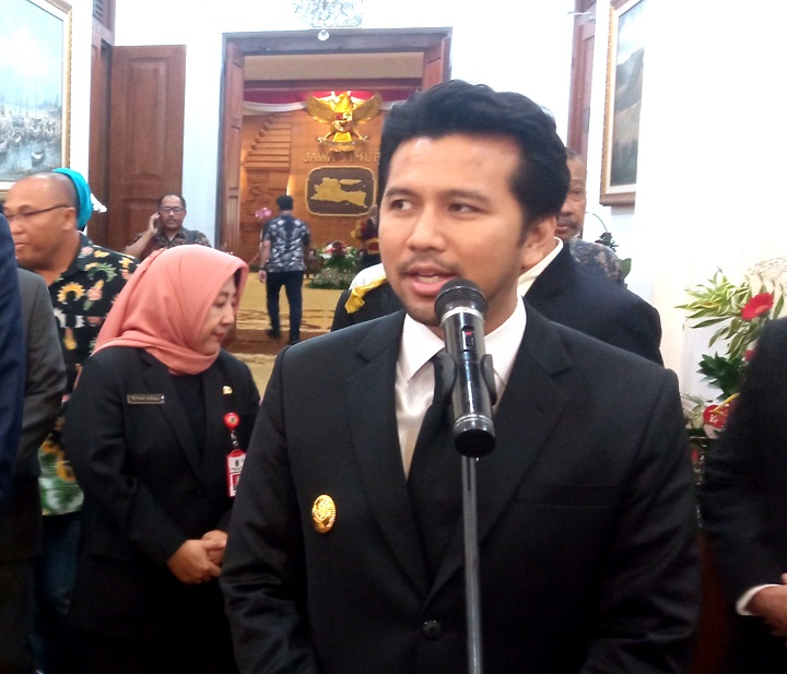 Wakil Gubernur Emil Dardak menanggapi gugatan MK terkait persyaratan Capres-Cawapres pemilu 2024. SP/Aini
