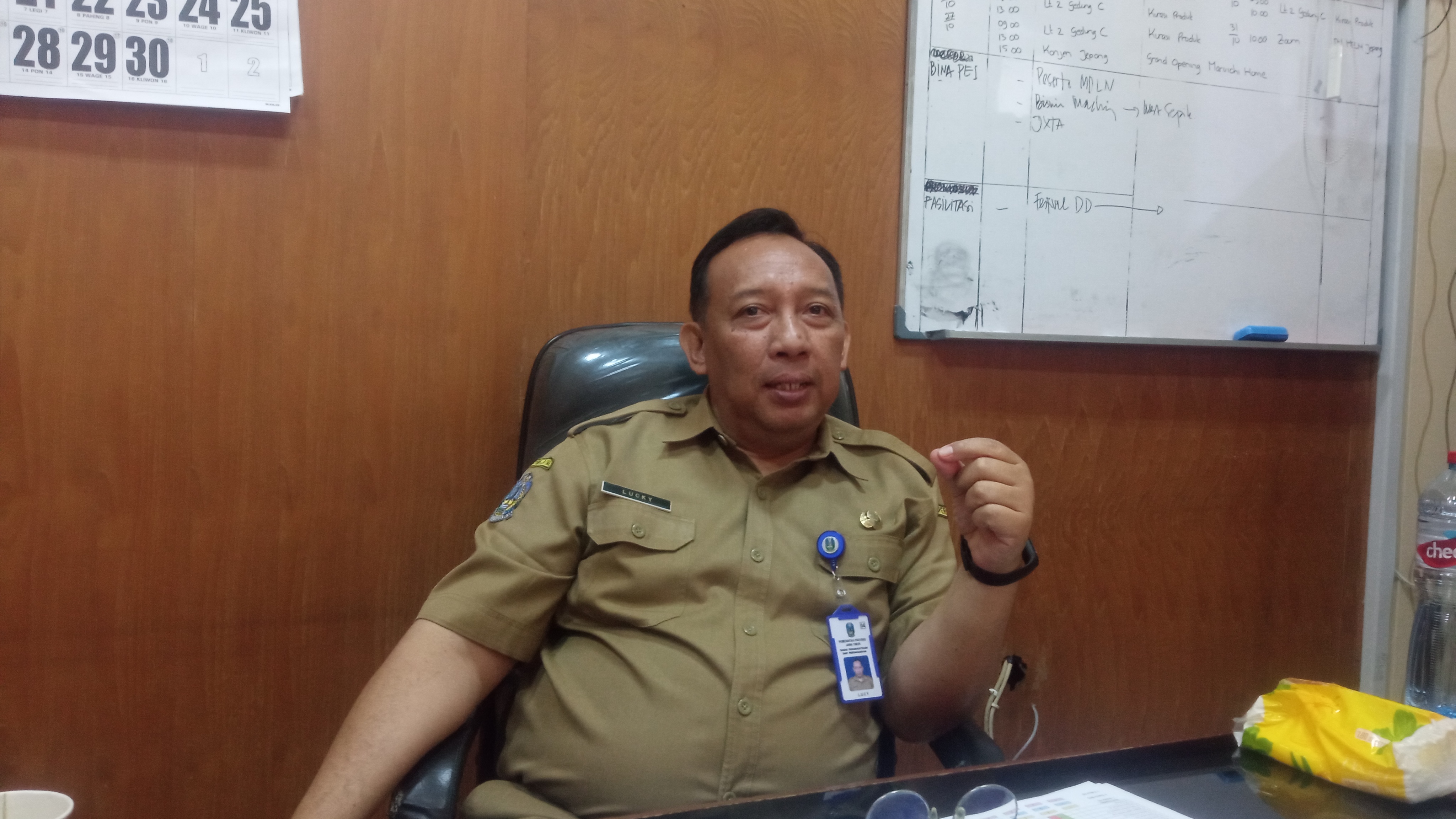 Kepala Bidang Pengembangan Perdagangan Luar Negeri (Kabid PPLN) sebut per September 2023 nilai ekspor naik hingga lebih dari 10 persen. SP/AINI