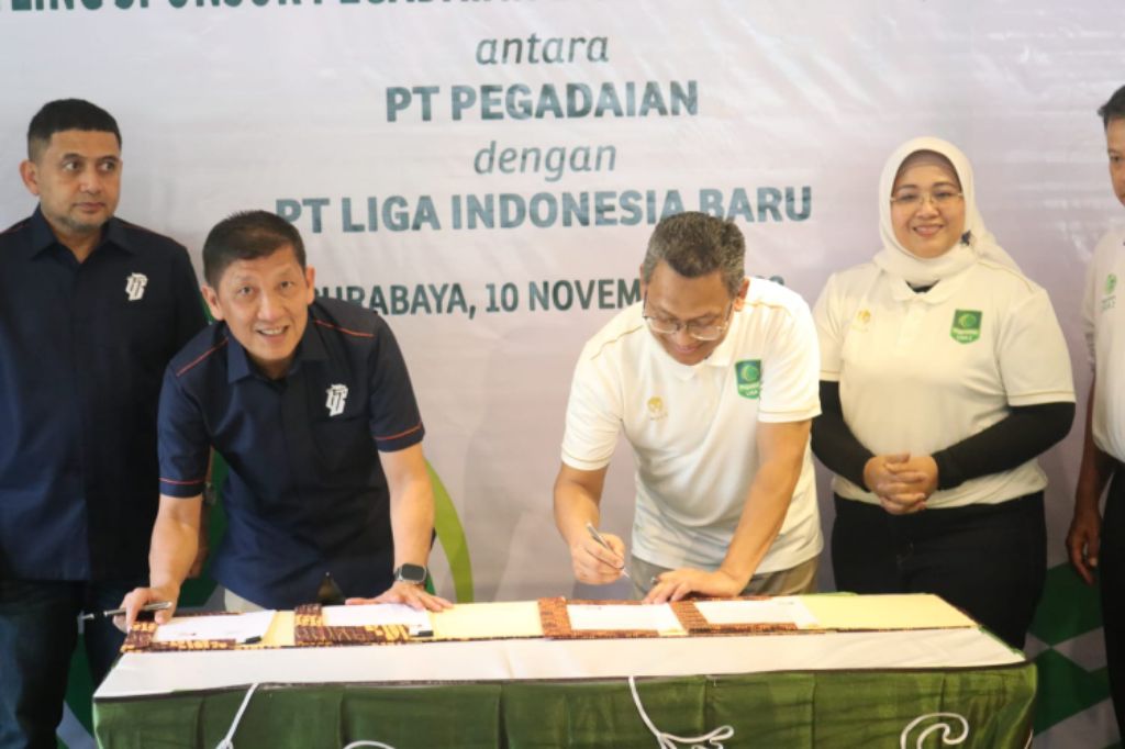  Penandatanganan MOU dan PKS Pegadaian Liga 2 Indonesia Tahun 2023/2024 