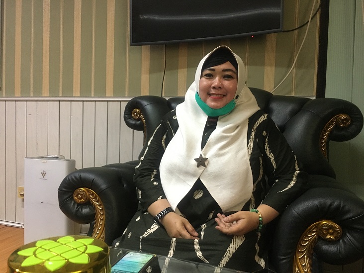 Wakil Ketua Dewan Perwakilan Rakyat Daerah (DPRD) Kota Surabaya Laila Mufidah .SP/ALQOMARUDDIN.
