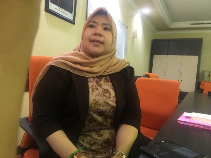 Sekretaris Komisi A Camelia Habiba DPRD Kota Surabaya saat ditemui di Gedung DPRD Surabaya, Kamis (24/6). SP/Alqomar