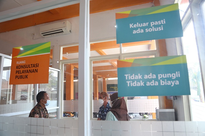 Warga bisa bertatap muka secara langsung dengan Kepala Perangkat Daerah (PD), Camat dan Lurah untuk berkeluh kesah.SP/ALQ