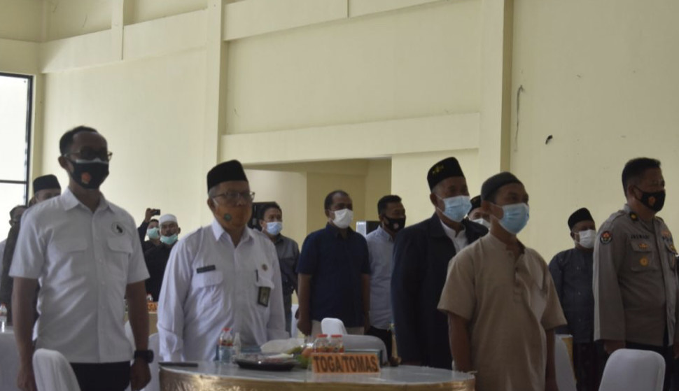 Kemenag Sidoarjo ikut berdiskusi dalam forum Focus Group Discussion (FGD)bersama Polresta Sidoarjo. Kamis (11/03/2021).SP/MBI