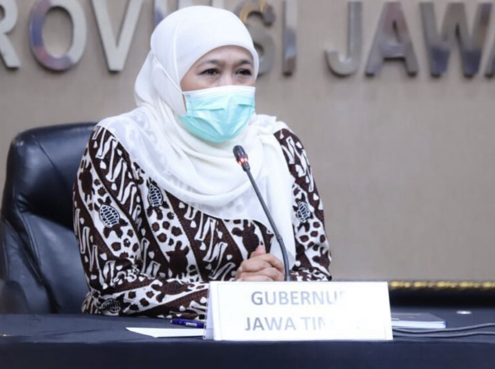 Gubernur Jawa Timur Khofifah Indar Parawansa. .SP/ MOCHAMMAD KASYFI FAHMI   