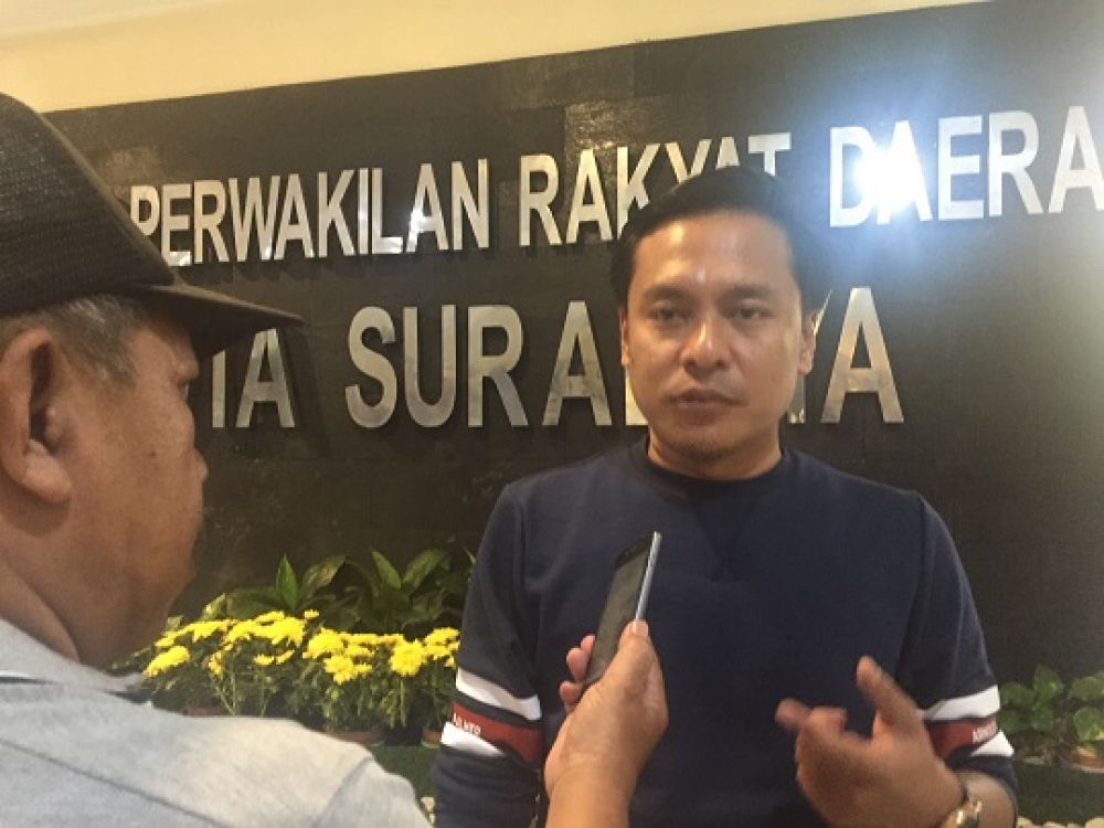  Anggota Komisi A DPRD Surabaya Arif Fathoni.SP/ALQ