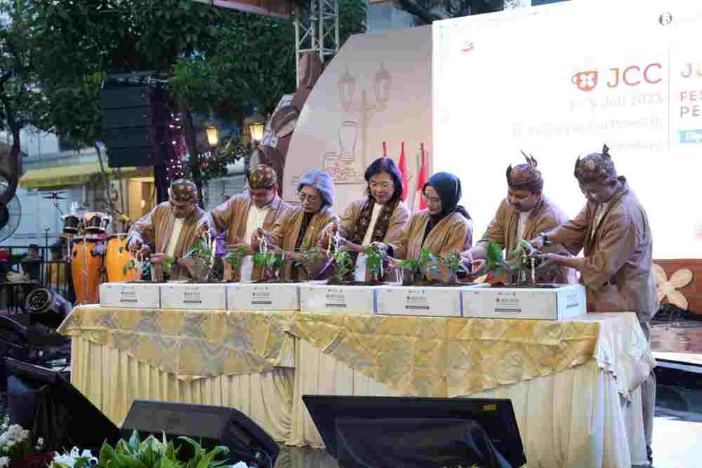 Seremoni peresmian JCC 2023 di Jl. Tunjungan Surabaya, Minggu (9/7/2023). Foto: BI Jatim.