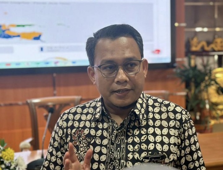 Juru Bicara KPK Ali Fikri, saat di Surabaya.