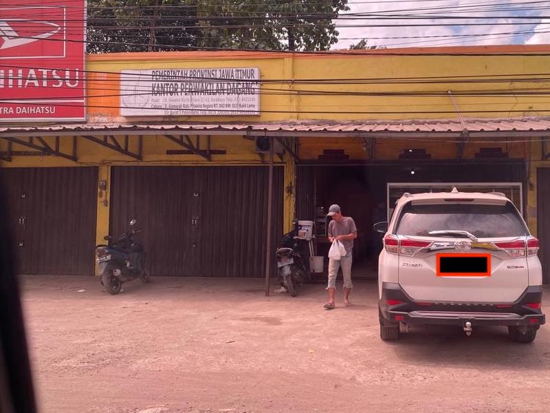 Kondisi Kantor Perwakilan Dagang milik Pemerintah Provinsi Jawa Timur di Palembang Sumatera Selatan. Foto diambil Selasa 9/8/2022.