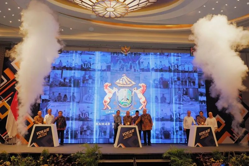 Gubernur Jawa Timur Khofifah Indar Parawansa resmi membuka membuka pameran INAPRO EXPO 2020.SP/RKO