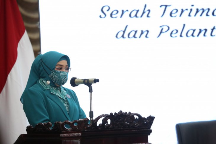 Ketua Tim Penggerak PKK Kota Surabaya Rini Indriyani. SP/PEMKOT SURABAYA