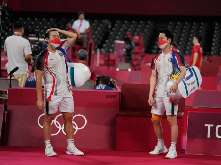 Kevin Sanjaya Sukamuljo/Marcus Fernaldi Gideon. SP/AP