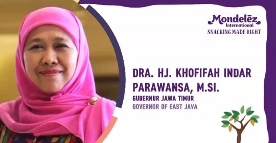 Khofifah Indar Parawansa, Gubernur Jatim memberikan sambutan dalam peresmian virtual Pasuruan Cocoa Technical Centre (PCTC). SP/ istimewa.