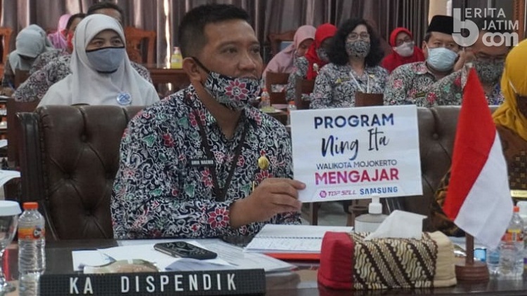 Kepala Dinas Pendidikan dan Kebudayaan Kota Mojokerto, Amin Wachid. SP/Dwy Agus Susanti