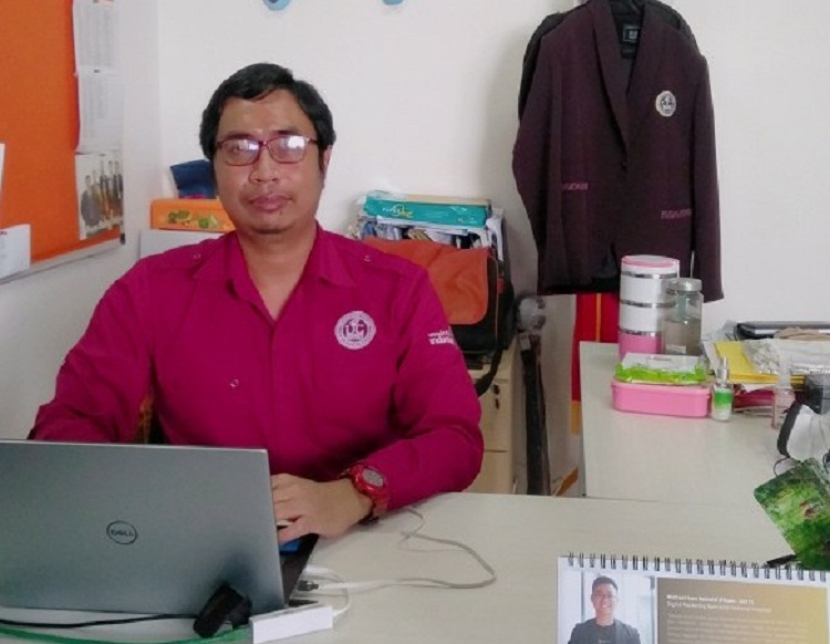 Agoes Tinus Lis Indrianto, Wakil Ketua bidang Litbang dan IT Perhimpunan Hotel dan Restoran Indonesia (PHRI) Jawa Timur. SP/ Lady Yuvinda