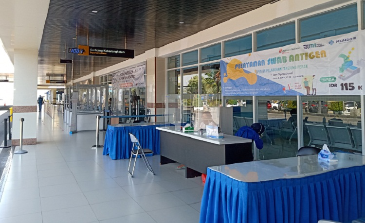 Larangan mudik berlaku, aktivitas di GSN Berjalan seperti biasa. SP/ Sem