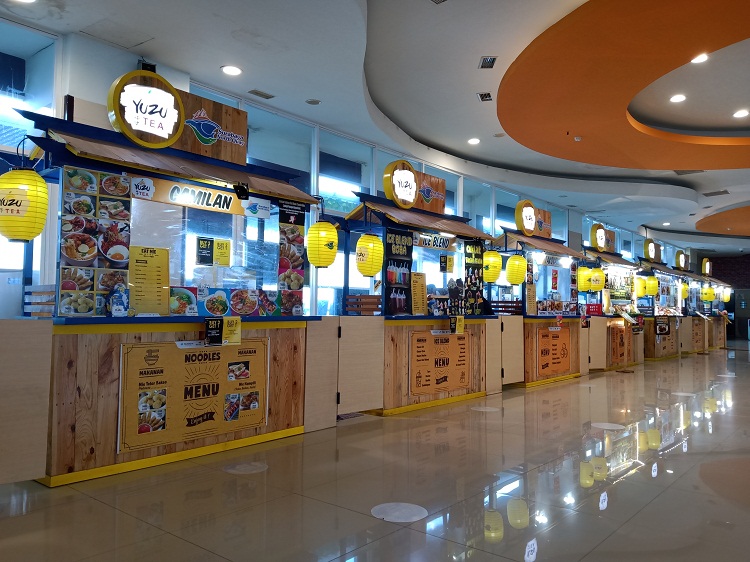 Gerai pelaku UMKM di SNQ yang mengalami penurunan omzet semenjak Pandemi covid-19. SP/ Sem