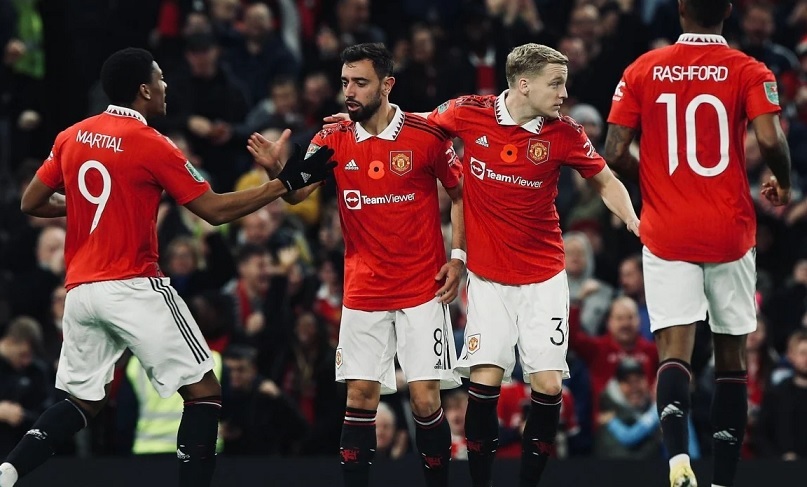 Pemain Manchester United. Foto: Manchester United.