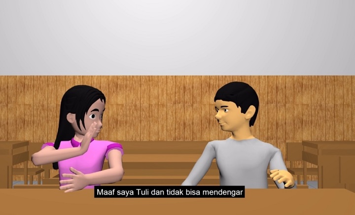 Salah satu cuplikan film pendek edukasi karya salah seorang mahasiswa Undika. SP/Patrik Cahyo