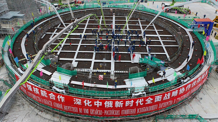 Lokasi unit 7 Pembangkit Listrik Tenaga Nuklir Tianwan di Lianyungang, Provinsi Jiangsu, China timur. SP/ CH