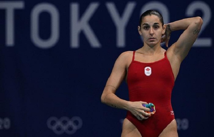 Atlet lompat indah asal Kanada, Pamela Ware. SP/ Olimpiade Tokyo 2020
