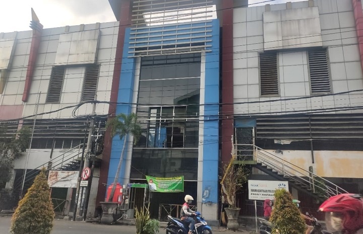 Lokasi Pasar Kapasan, Kamis (22/7/2021) paska pembunuhan pedagang. SP/Anggadia