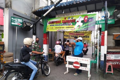 Kampung Tangguh Wani Jogo Suroboyo . SP/PEMKOT SURABAYA