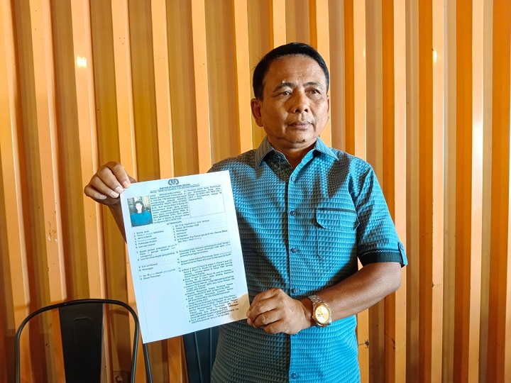 FM Valentina, mantan istri dr Hardi Soesanto yang dipolisikan usai menguras uang Rp 500 juta dengan memalsu tanda tangan. SP/Budi Mulyono