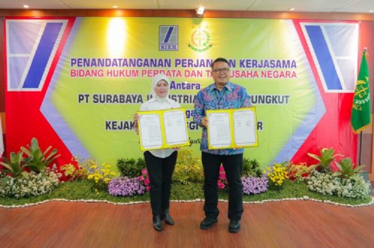 Penandatanganan Perjanjian Kerja Sama (PKS) Antara PT SIER dan Kejati Jatim