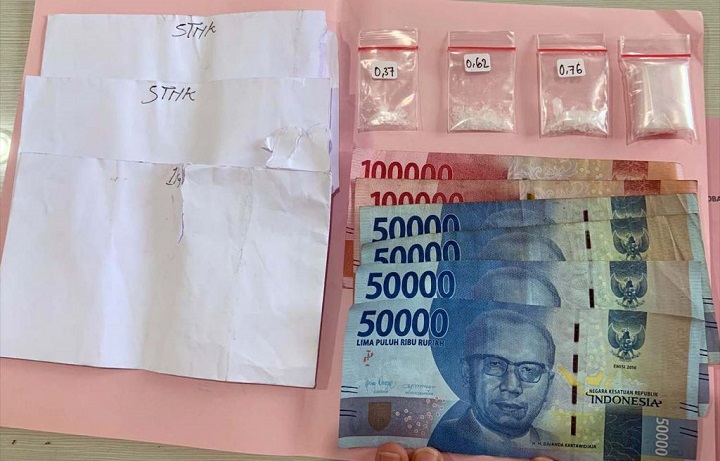 Barang bukti yang diamankan polisi