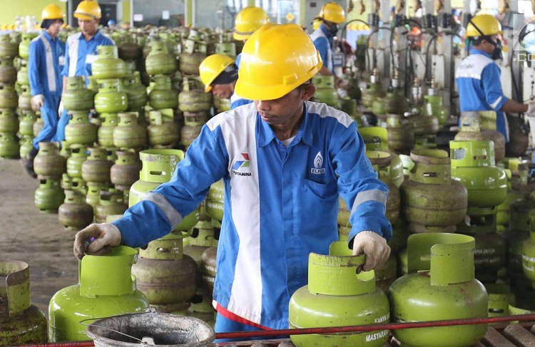 Ilustrasi gas lpg 3 kg. SP/ JKT
