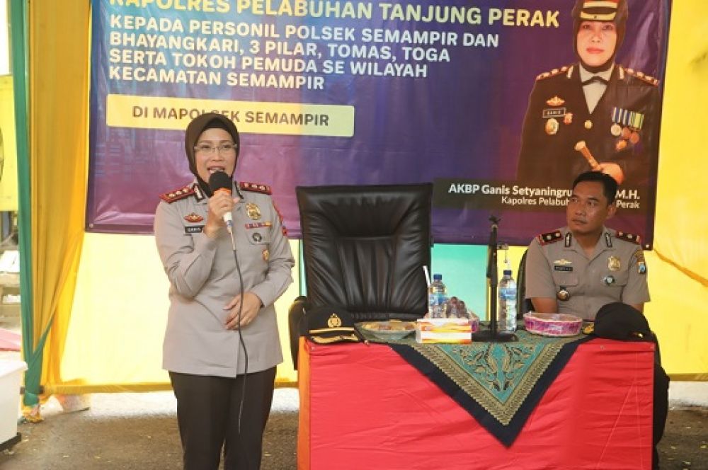 Kapolres Pelabuhan Tanjung Perak, AKBP Ganis Setyaningrum