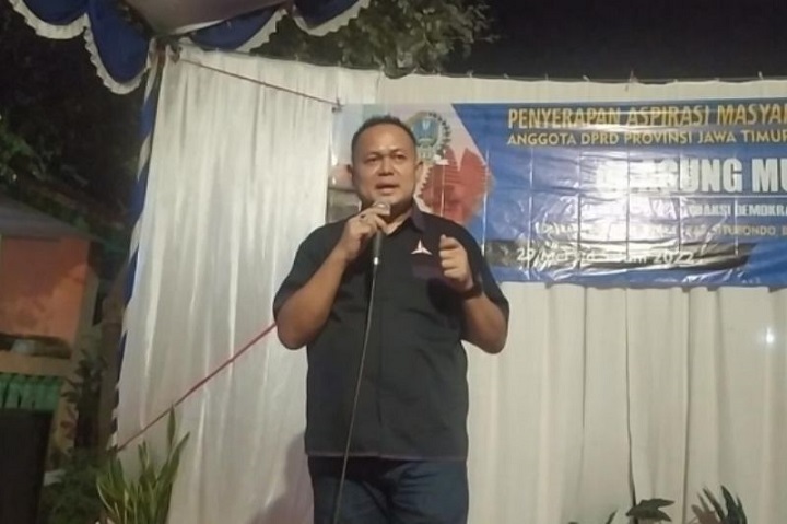 dr Agung Mulyono Ketua Komisi D DPRD Jatim. SP/Riko Abdiono