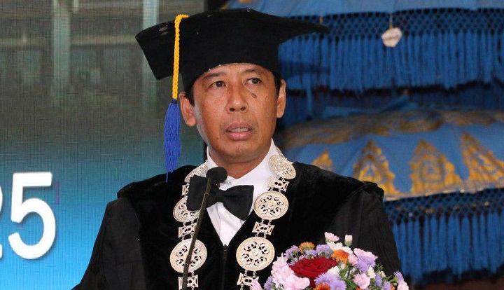 Prof I Nyoman Gde Antara, saat terpilih menjadi Rektor Universitas Udayana (Unud) Bali