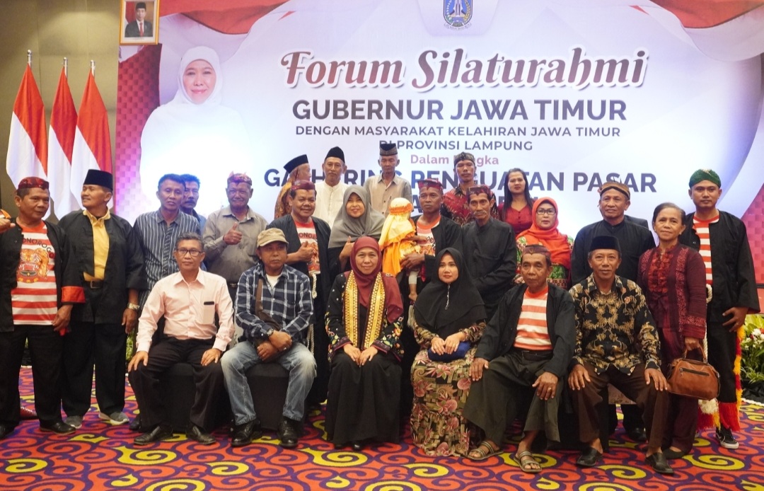 Forum silaturahmi Gubernur Khofifah dengan warga Jatim di Lampung, Minggu (7/5/2023). Foto: Pemprov Jatim.