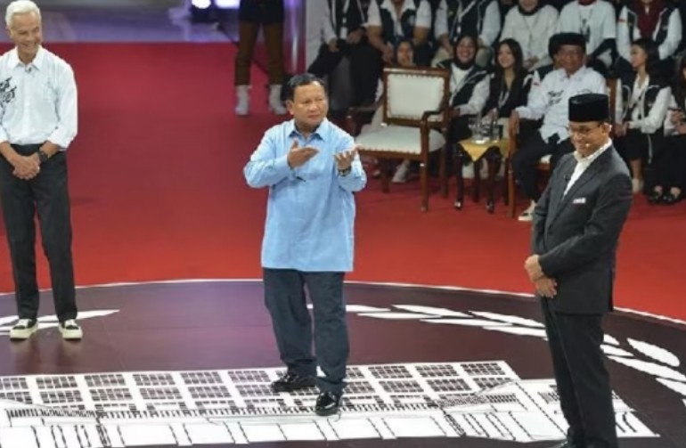 Debat capres 2024 yang berlangsung beberapa waktu lalu.