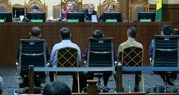 Saksi yang dihadirkan dalam Sidang Kasus Korupsi BTS Kominfo dengan terdakwa Johnny G Plate dihadirkan di Pengadilan Tipikor Jakarta, Selasa (26/9/2023).