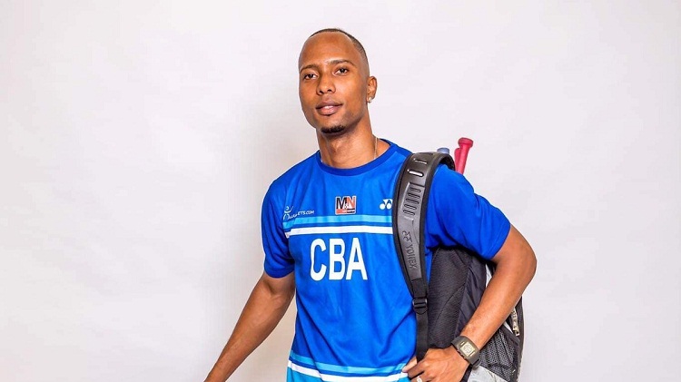 Pebulutangkis asal Suriname bernama Soren Opti. SP/ Olimpiade Tokyo 2020