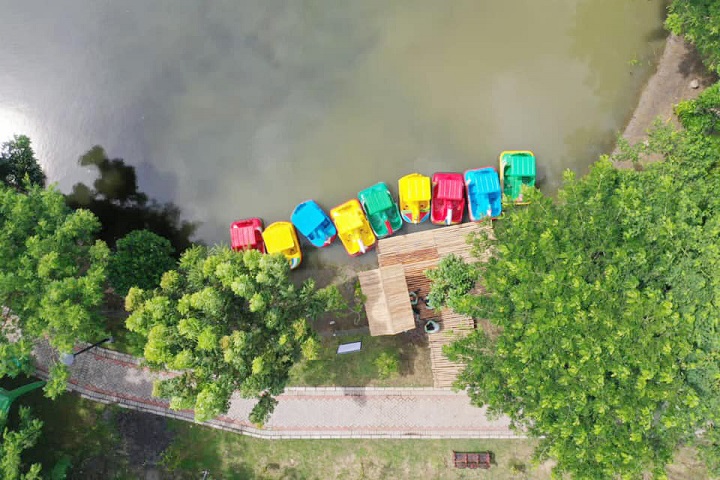 Suasana Tahura Balaskrumpik yang baru saja diresmikan oleh Wali Kota Surabaya Tri Rismaharini Jumat (11/12/2020) kemarin. Sp/alqomar/humas pemkot