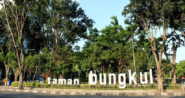 Taman Bungkul , salah satu taman yang rencananya segera dibuka. SP/IST