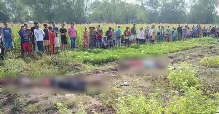 Jasad korban yang tewas tersengat jebakan tikus yang dialiri listrik jadi tontonan warga.