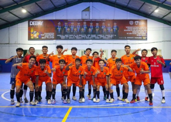 Tim futsal Kota Malang. Foto: AFK Malang.