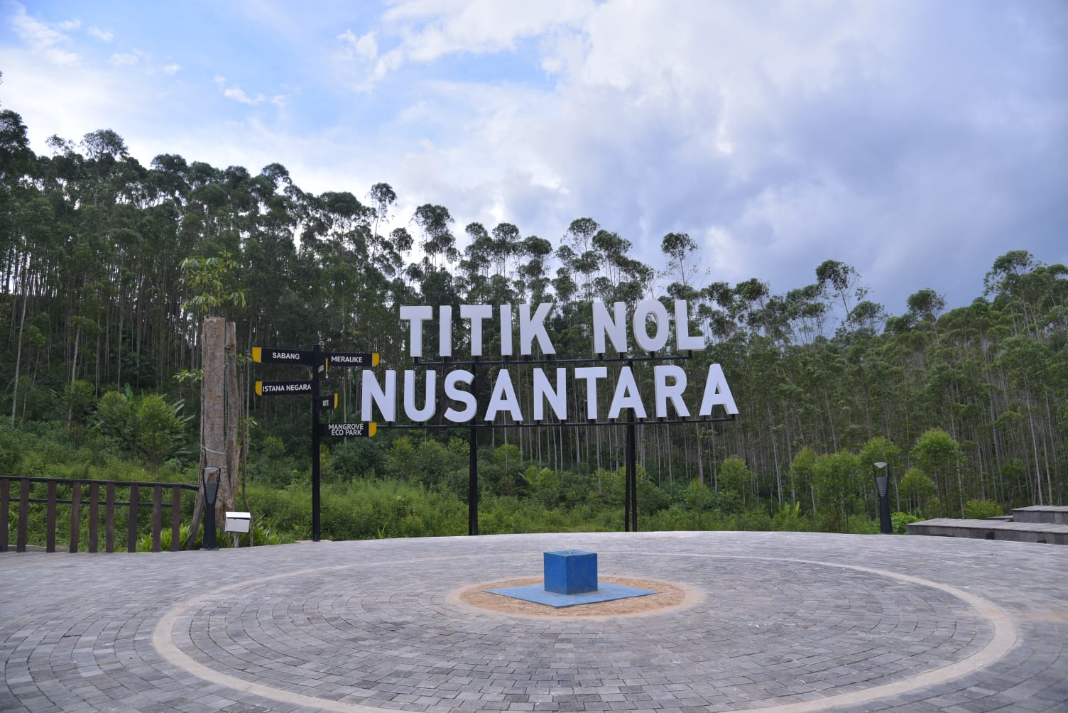 Titik nol IKN Nusantara.