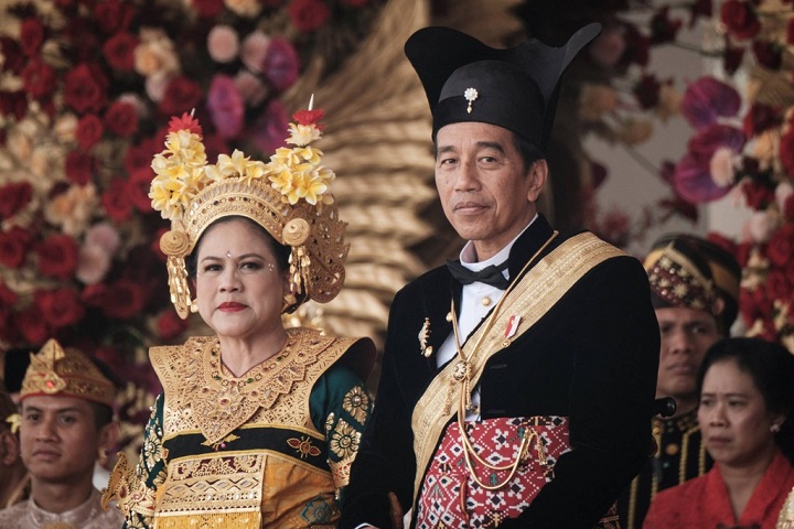 Presiden Jokowi memimpin Upacara HUT ke-78 RI di Istana Merdeka, Jakarta, Kamis (17/8).