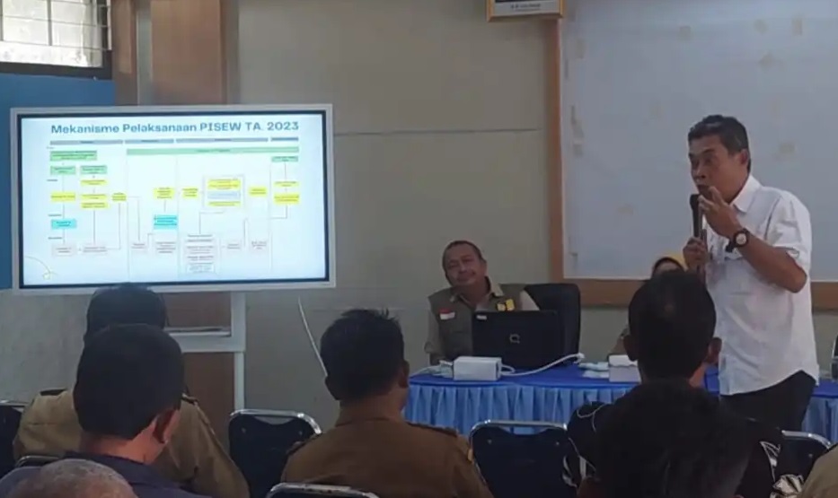 Pemaparan Pelaksanaan PISEW TA 2023. Foto: Diskominfo Magetan.