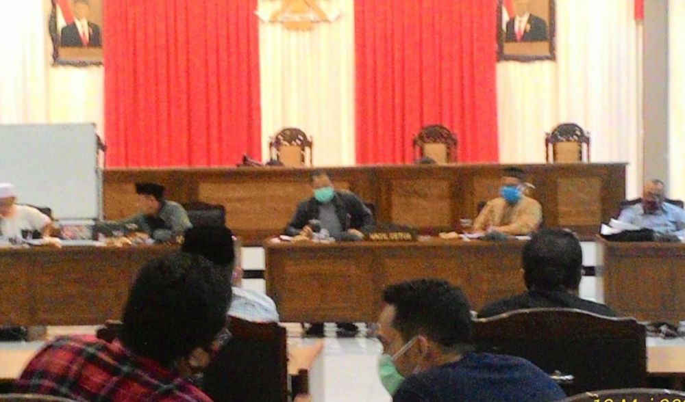 Rapat Banggar DPRD Kota Pasuruan dan Tim Anggaran (Timgar) Pemerintah Kota Pasuruan.SP/dir