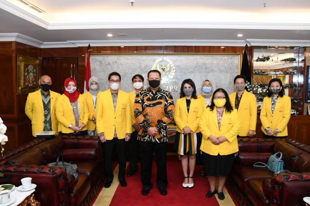 Saat Ketua MPR RI Bambang Soesatyo dan Ikatan Alumni Universitas Indonesia (ILUNI UI) Review Berbagai Produk UU