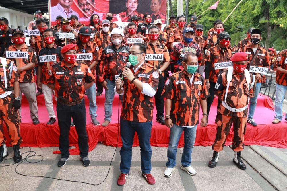 Eri Cahyadi - Armudji bersama Ormas Pemuda Pancasila