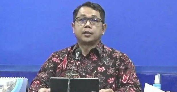 Kepala BPS Jatim, Dadang Hardiwan, dalam acara presscon pemaparan kondisi ekonomi Jawa Timur secara virtual SP/Surya